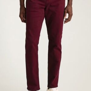 Bonobos Travel Jeans - Burgundy - Size 36/30